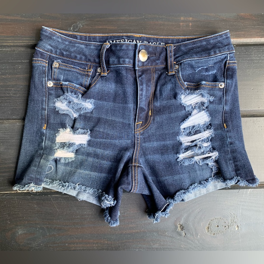 American Eagle High Rise Shortie size 4